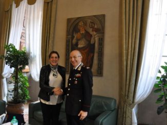 Presidente Marini incontra comandante Carabinieri, Francesco Benedetto