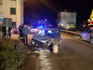 Tre feriti, incidente stradale nella notte a Città di Castello