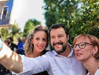 Riecco Matteo Salvini in Umbria, il Capitano a Perugia, Marsciano e Todi