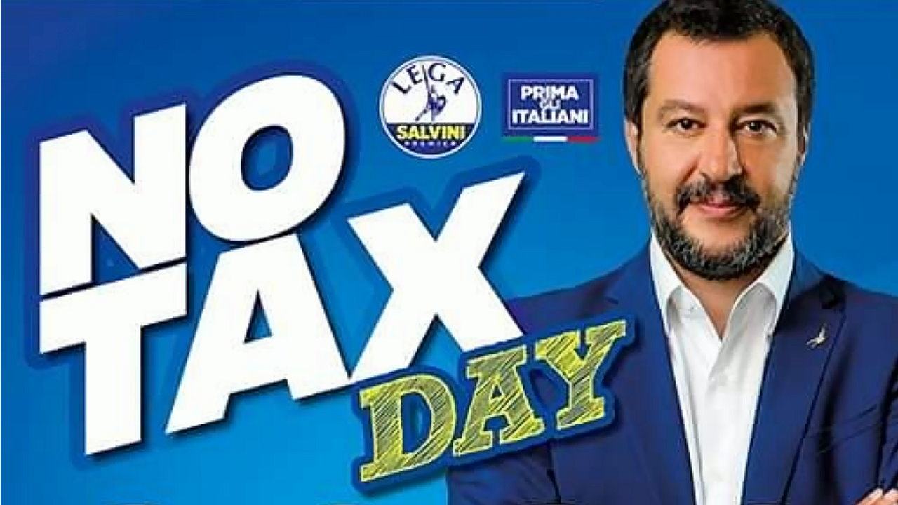 No tax day Lega in Umbria Ponte San Giovanni sabato 14 dicembre 2019