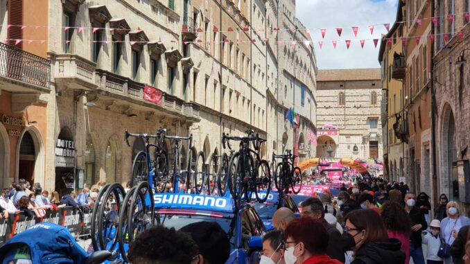 Giro d'Italia. Dal 3 maggio settimana di eventi a Perugia