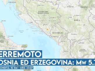 Terremoto in Bosnia, scossa avvertita anche a Perugia e in buona parte del Sud Italia