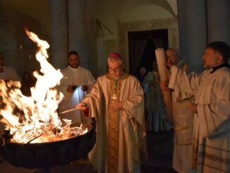 Celebrata la veglia pasquale nella Cattedrale di Terni