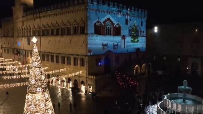 Consorzio "Perugia in centro" presenta un Natale scintillante luminarie, mercatini e attrazioni