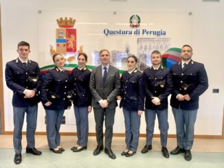 Polizia di Stato, sei nuovi agenti assegnati alla Questura di Perugia