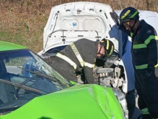 Incidente stradale a Mocaiana Gubbio, auto e furgone, un ferito