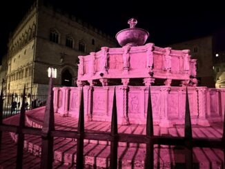 100 Giorni al Giro d'Italia, Perugia si illumina di rosa in anticipo