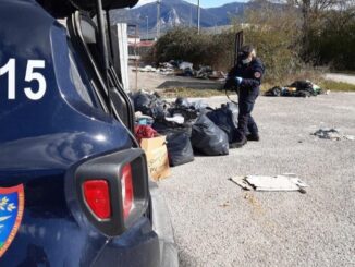 Nucleo Carabinieri Forestale di Terni denunce per abbandono Rifiuti