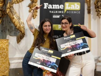 Talentuose ricercatrici prime classificate selezioni Locali FameLab
