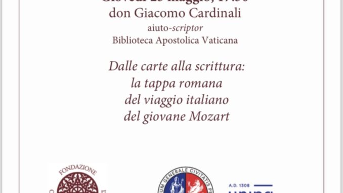 Dalle carte alla scrittura: conferenza con Don Giacomo Cardinali alla Fondazione O. Carletti Bonucci