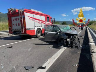 Incidente Stradale a Spoleto tra 2 auto, persona ferita gravemente