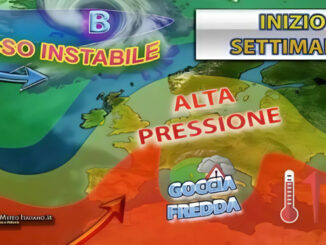 Cambio climatico Italia si prepara per settimana meteo instabile